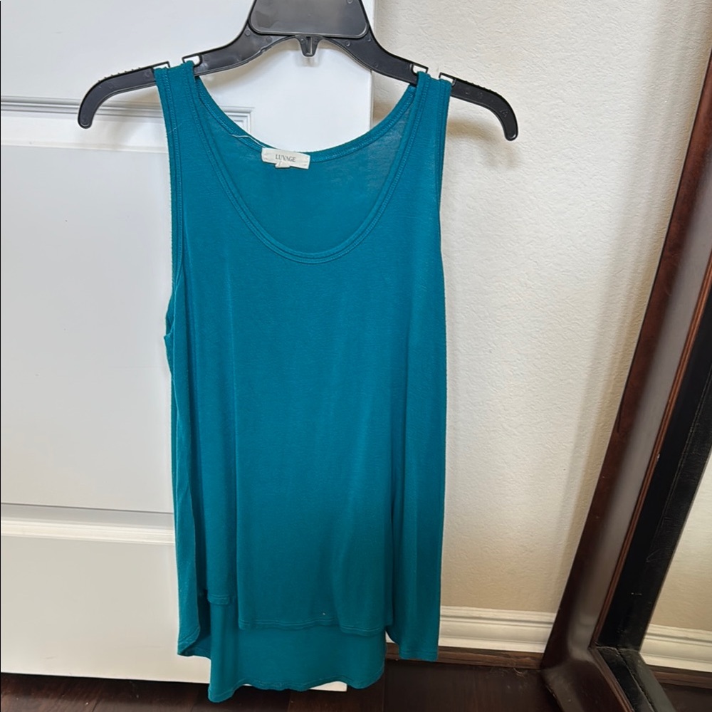 Teal Sleeveless Top